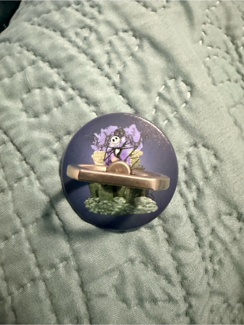 Nightmare Before Christmas Purple phone pop socket